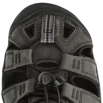 Keen Clearwater CNX Leather Erkek Sandalet - Magnet Black 1013107