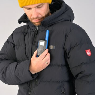 PAJAK D.O.P Parka Siyah 750 Fill RDS Kaz Tüyü Erkek Uzun Kışlık Mont
