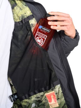 PAJAK D.O.P Parka Siyah 750 Fill RDS Kaz Tüyü Erkek Uzun Kışlık Mont