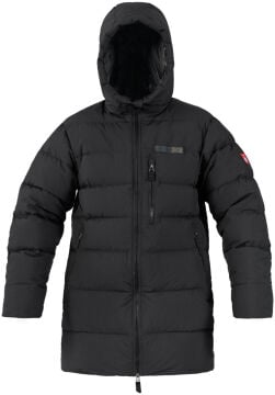 PAJAK D.O.P Parka Siyah 750 Fill RDS Kaz Tüyü Erkek Uzun Kışlık Mont