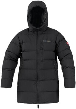 PAJAK D.O.P Parka Siyah 750 Fill RDS Kaz Tüyü Erkek Uzun Kışlık Mont