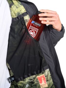 PAJAK D.O.P Parka Siyah 750 Fill RDS Kaz Tüyü Erkek Uzun Kışlık Mont