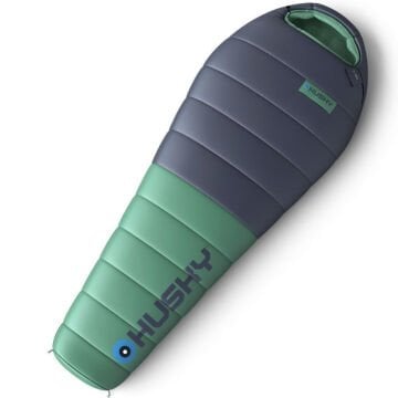 HUSKY Dinis -10C Kuş Tüyü Uyku Tulumu (Mavi/Nane Yeşili)
