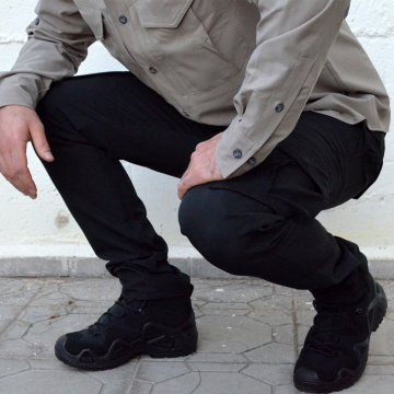 Dark Forest Flex Ripstop Esnek Tactical Siyah Pantolon
