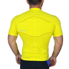 Asics MotionMuscle Fitness Koşu Outdoor Sarı Body Tişört
