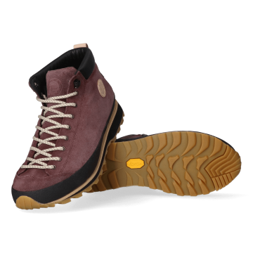 Lomer Italy Bio Naturale Mid MTX Waterproof Vibram Full Çarşak Deri Kadın Bot Brownrose