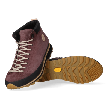 Lomer Italy Bio Naturale Mid MTX Waterproof Vibram Full Çarşak Deri Kadın Bot Brownrose