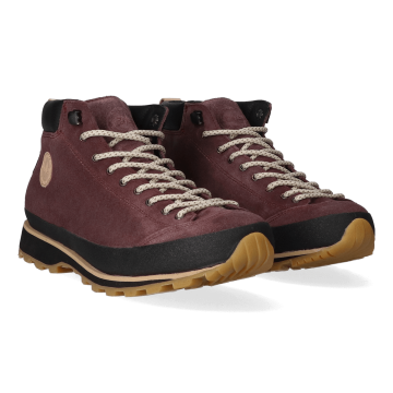 Lomer Italy Bio Naturale Mid MTX Waterproof Vibram Full Çarşak Deri Kadın Bot Brownrose