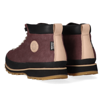 Lomer Italy Bio Naturale Mid MTX Waterproof Vibram Full Çarşak Deri Kadın Bot Brownrose