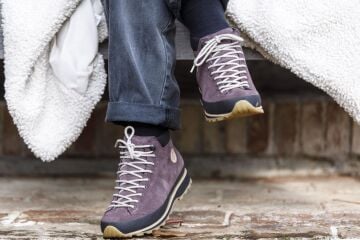 Lomer Italy Bio Naturale Mid MTX Waterproof Vibram Full Çarşak Deri Kadın Bot Brownrose