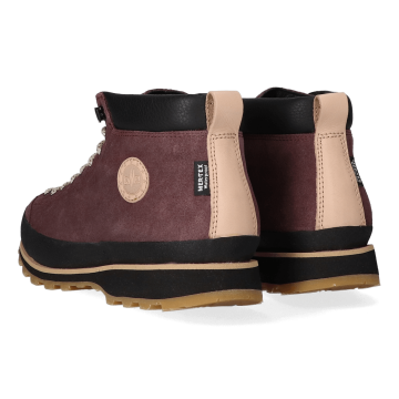 Lomer Italy Bio Naturale Mid MTX Waterproof Vibram Full Çarşak Deri Kadın Bot Brownrose