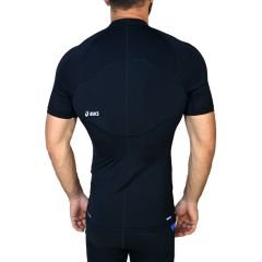 Asics MotionMuscle Fitness Koşu Outdoor Siyah Body Tişört
