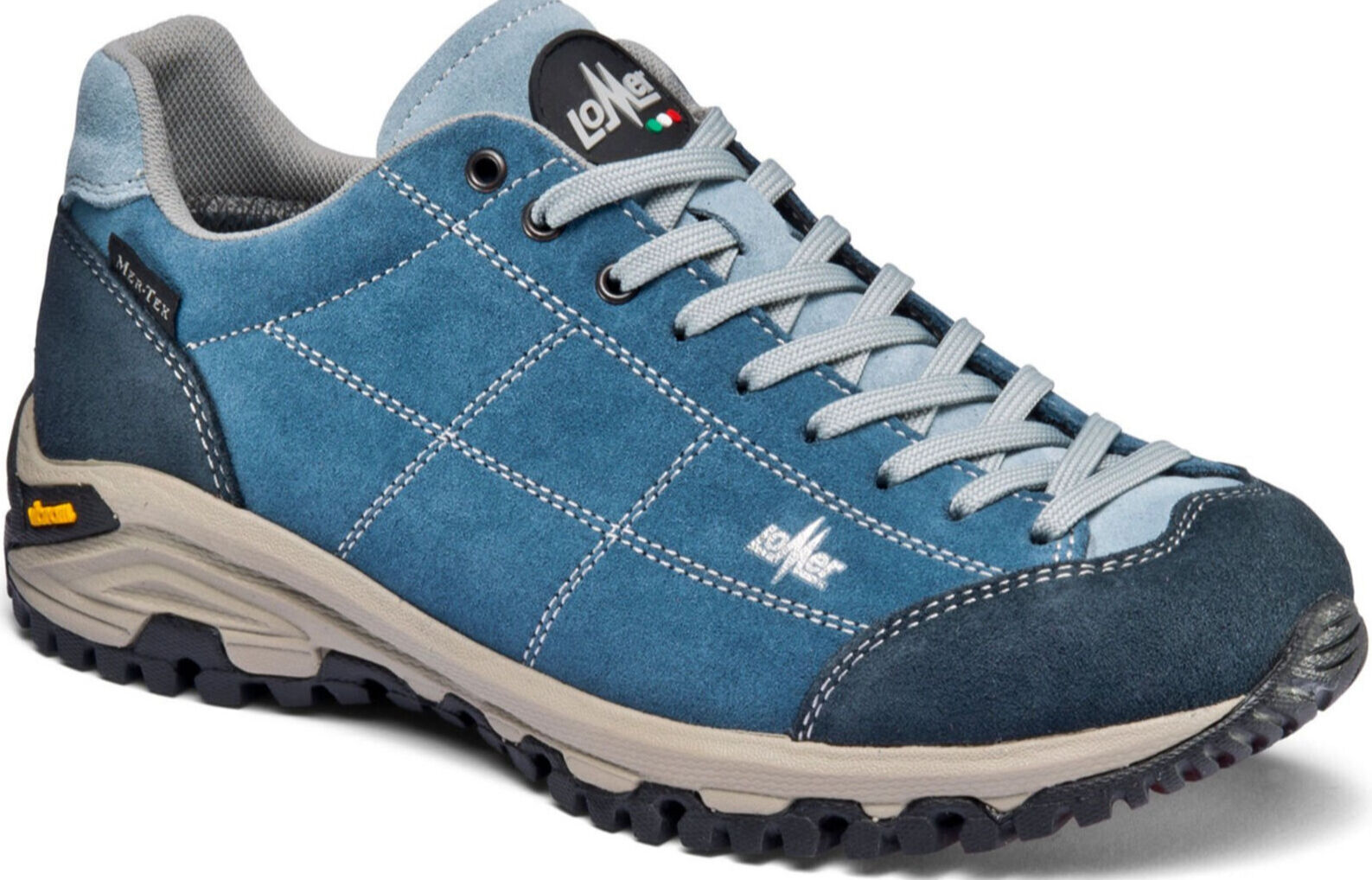 Lomer Italy Maipos Suede MTX Waterproof Vibram Süet Deri Kadın Ayakkabı Jeans Deep
