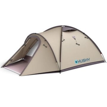 HUSKY Bizon Plus 3 Kişilik Çadır (A.Kahve)