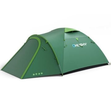 HUSKY Bizon Plus 4 Kişilik Çadır (Yeşil)