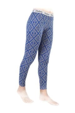 Woolona Venüs Kadın Mavi Tayt %100 Yün Termal İçlik