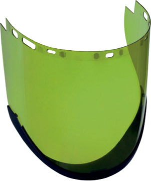 Delta Plus VISOR FLASH 2 Elektrik Arkına Dayanıklı Polikarbonat Yüz Koruyucu Vizör EN 166 EN 170 GS-ET-29 ANSI Z87.1 ASTM F2178-12 VARCGN02
