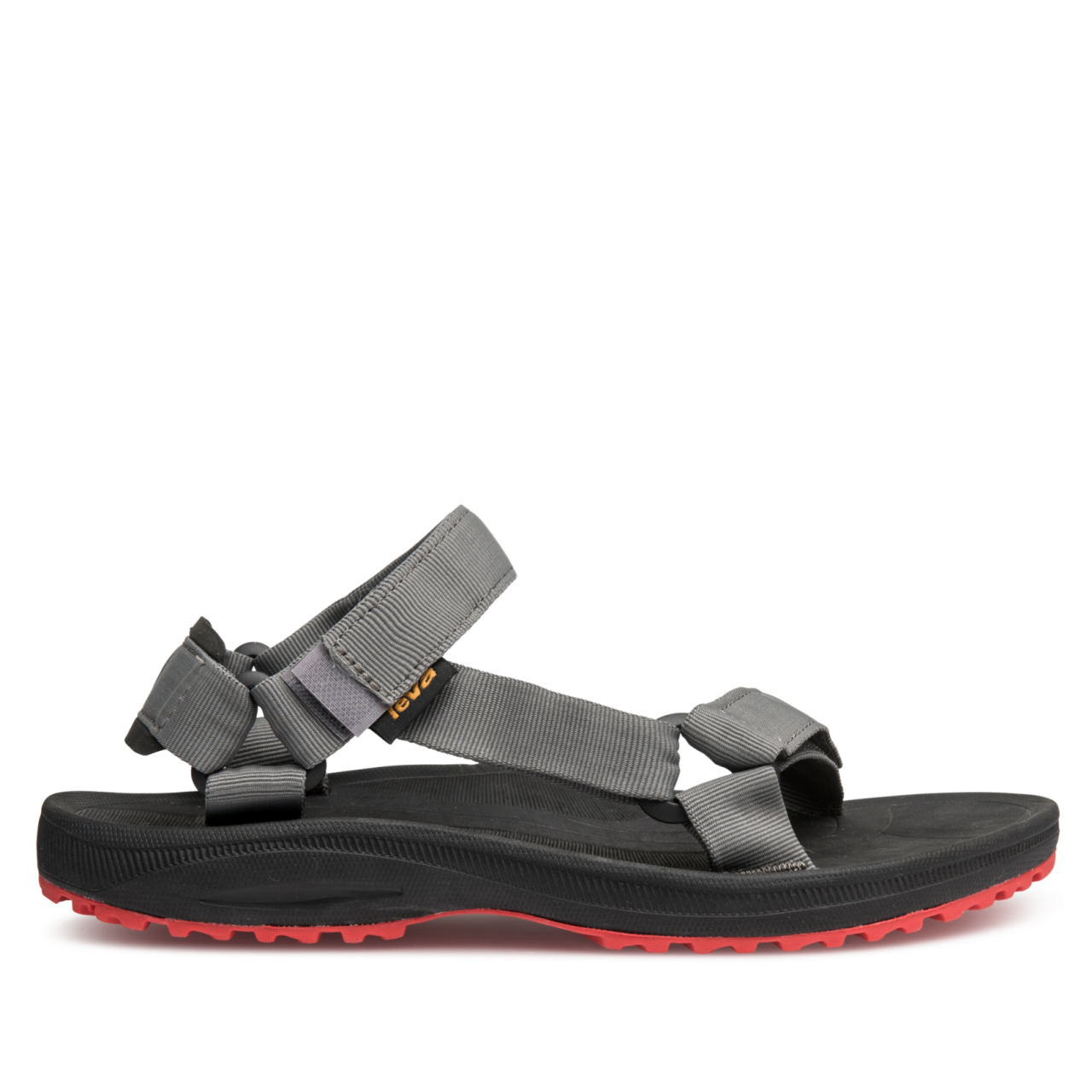 Teva Winsted Solid Black Red Sandalet