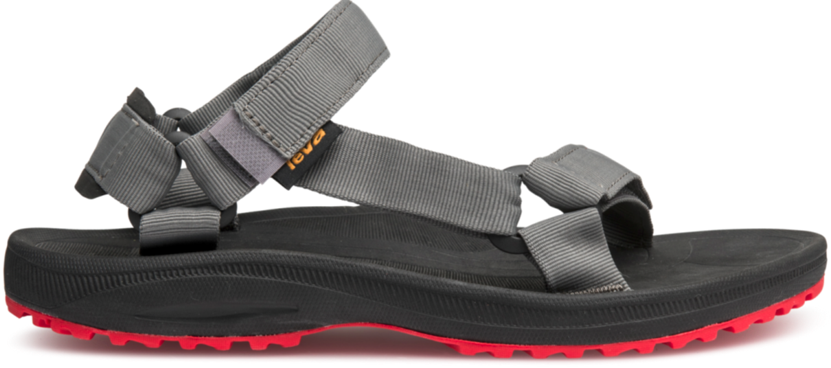 Teva Winsted Solid Black Red Sandalet