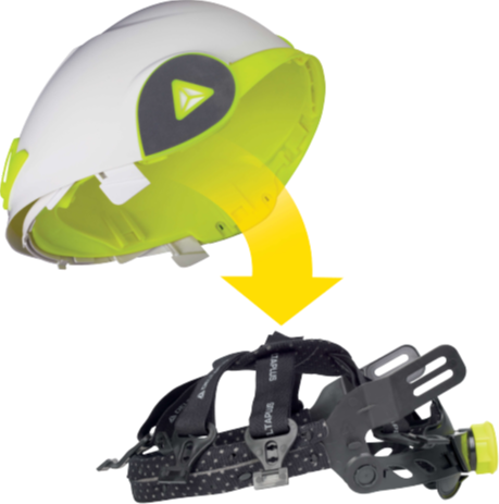 Delta Plus HARNESS O 2 ONYX2 Baret İçin Rotor Ayarlı Yedek İçlik ve Başlık Sistemi HARNESSO2