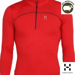 Haglöfs Zip Erkek Merino Wool Kırm Yün Termal İçlik