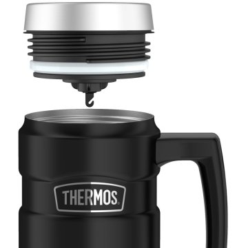 Thermos SK 1000 Çelik Mug Termos 470ml. Mat Siyah 191427