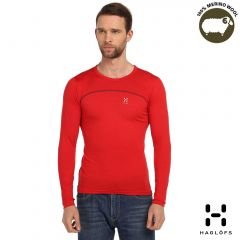 Haglöfs Erkek Merino Wool Kırmızı Yün Termal İçlik