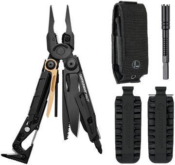 Leatherman Mut Black Yeni Seri Multitool Full Set Siyah