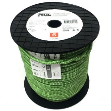 PETZL Cord Yardımcı İp 6 mm  120 Metre Yeşil MZ R046AA00