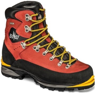 Lomer Italy Everest Carbon STX Waterproof Vibram 2,8 mm Deri Erkek Bot Red (Otomatik Krampon Uyumlu)