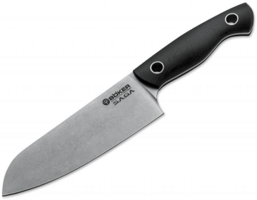 Böker Manufaktur Saga Santoku G10 Stonewash Bıçak