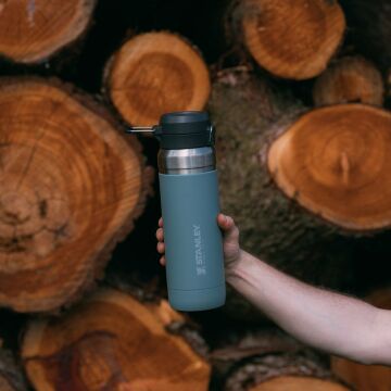 Stanley The Quick Flip Paslanmaz Çelik Termos 0.70 LT Açık Mavi