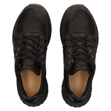 Lomer Italy Vitality Fit Premium MTX Waterproof Vibram Taktik Deri Erkek Ayakkabı Black