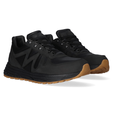 Lomer Italy Vitality Fit Premium MTX Waterproof Vibram Taktik Deri Erkek Ayakkabı Black