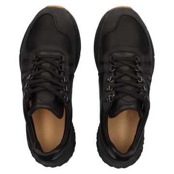 Lomer Italy Vitality Fit Premium MTX Waterproof Vibram Taktik Deri Erkek Ayakkabı Black