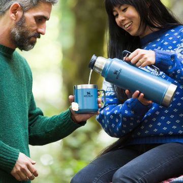 Stanley Klasik Paslanmaz Çelik Termos Bardak 0,35 LT Koyu Mavi