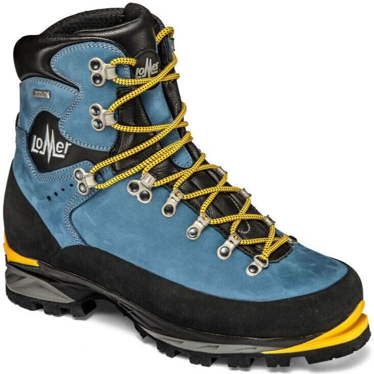 Lomer Italy Everest Carbon STX Waterproof Vibram 2,8 mm Deri Erkek Bot Cobalto Mavi (Otomatik Krampon Uyumlu)