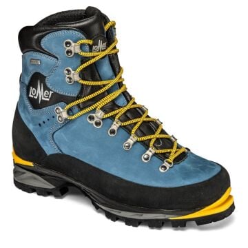 Lomer Italy Everest Carbon STX Waterproof Vibram 2,8 mm Deri Erkek Bot Cobalto Mavi (Otomatik Krampon Uyumlu)