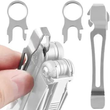 Leatherman Cep Klipsi ve Kordon Halkası Black