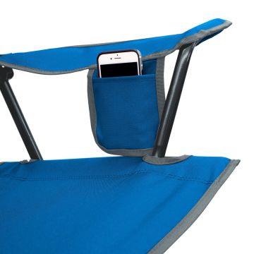 Gci Outdoor SunShade Comfort Pro Şemsiyeli Gölgelikli Kamp ve Plaj Sandalyesi Mavi MZ