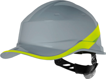 Delta Plus DIAMOND V Elektrik Yalıtımlı ABS İş Güvenliği Bareti EN 397 EN 50365 DIAMONDV Gri-Sarı