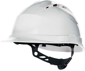 Delta Plus QUARTZ UP IV Havalandırmalı Polipropilen İş Güvenliği Bareti EN 397 QUARWY101 Beyaz