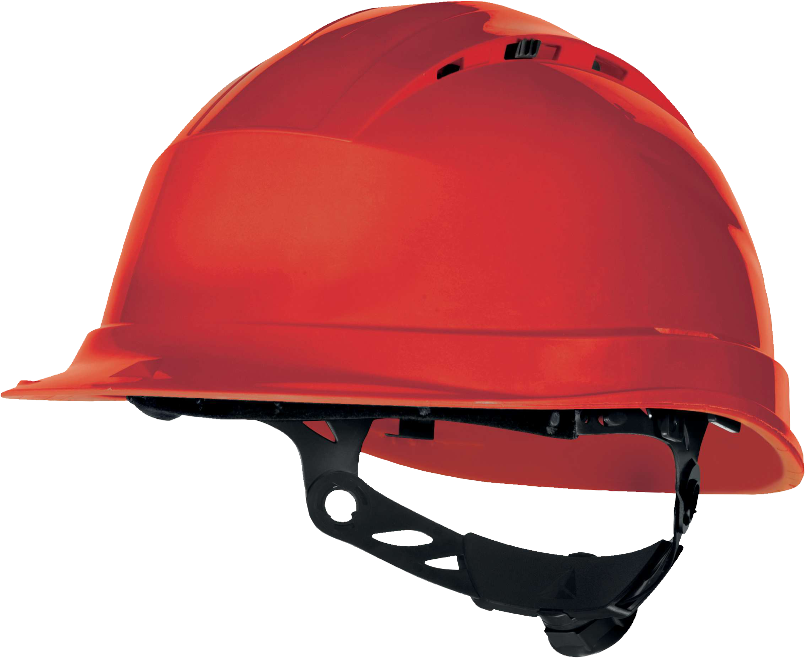 Delta Plus QUARTZ UP IV Havalandırmalı Polipropilen İş Güvenliği Bareti EN 397 QUARWY101 Kırmızı