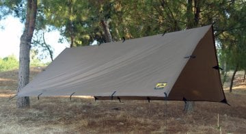 Bushlove Bushcraft Premium 4 Mevsim Coyote Kahve Tarp Tente 4m*3m