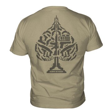 5.11 Logo T S/S Ace Of Taba T-Shirt