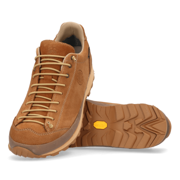 Lomer Italy Bio Naturale MTX Waterproof Vibram Full Çarşak Deri Erkek Ayakkabı Cognac