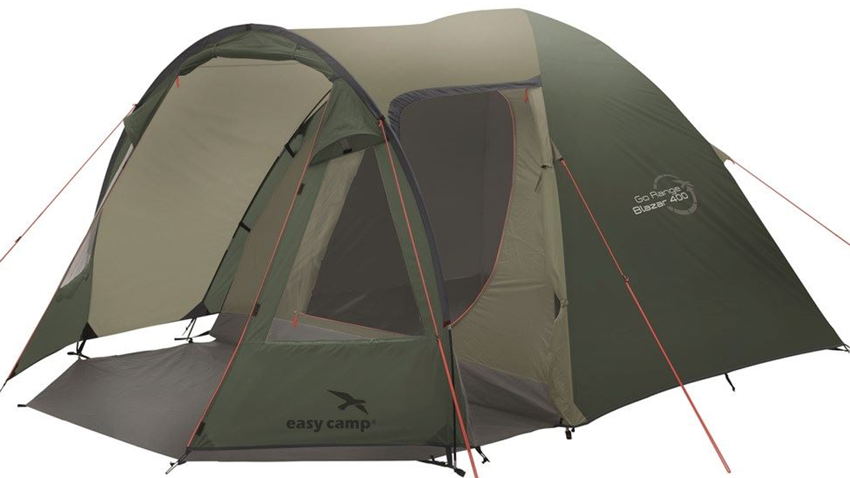 EasyCamp Blazar 400 9M² Rustic Green Blackroom 4 Kişilik Yüksek Aile Çadırı