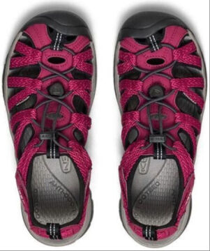KEEN Whisper Kadın Sandalet BEAUJOLAIS/BLACK 1030554