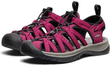 KEEN Whisper Kadın Sandalet BEAUJOLAIS/BLACK 1030554
