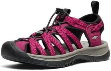 KEEN Whisper Kadın Sandalet BEAUJOLAIS/BLACK 1030554